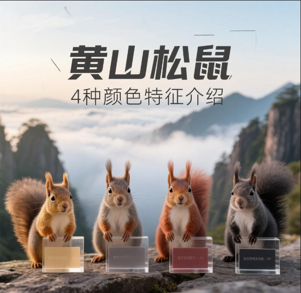 「黄山松鼠4种颜色特征介绍」-易客萌宠官网