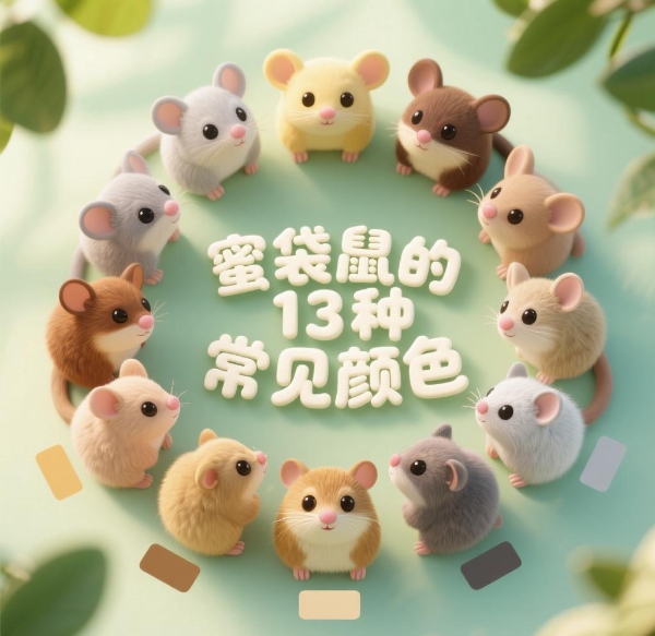 「蜜袋鼯13种常见颜色」-易客萌宠官网